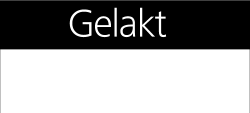 wit gelakt LO70